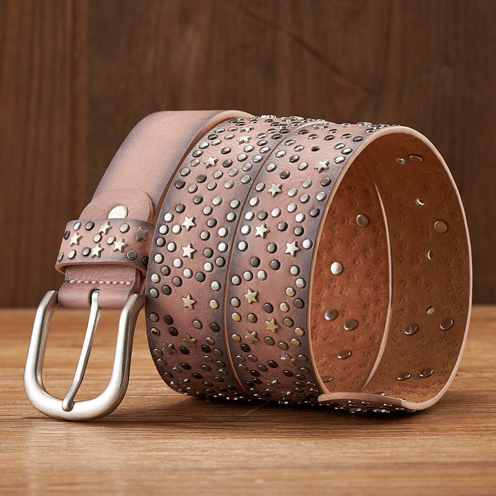 SIERRA STAR-STUDDED BELT