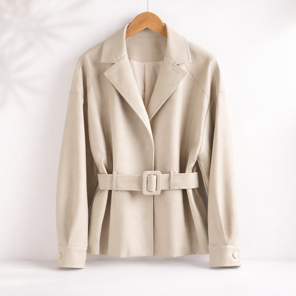 VICTORIA SHEEPSKIN LEATHER JACKET