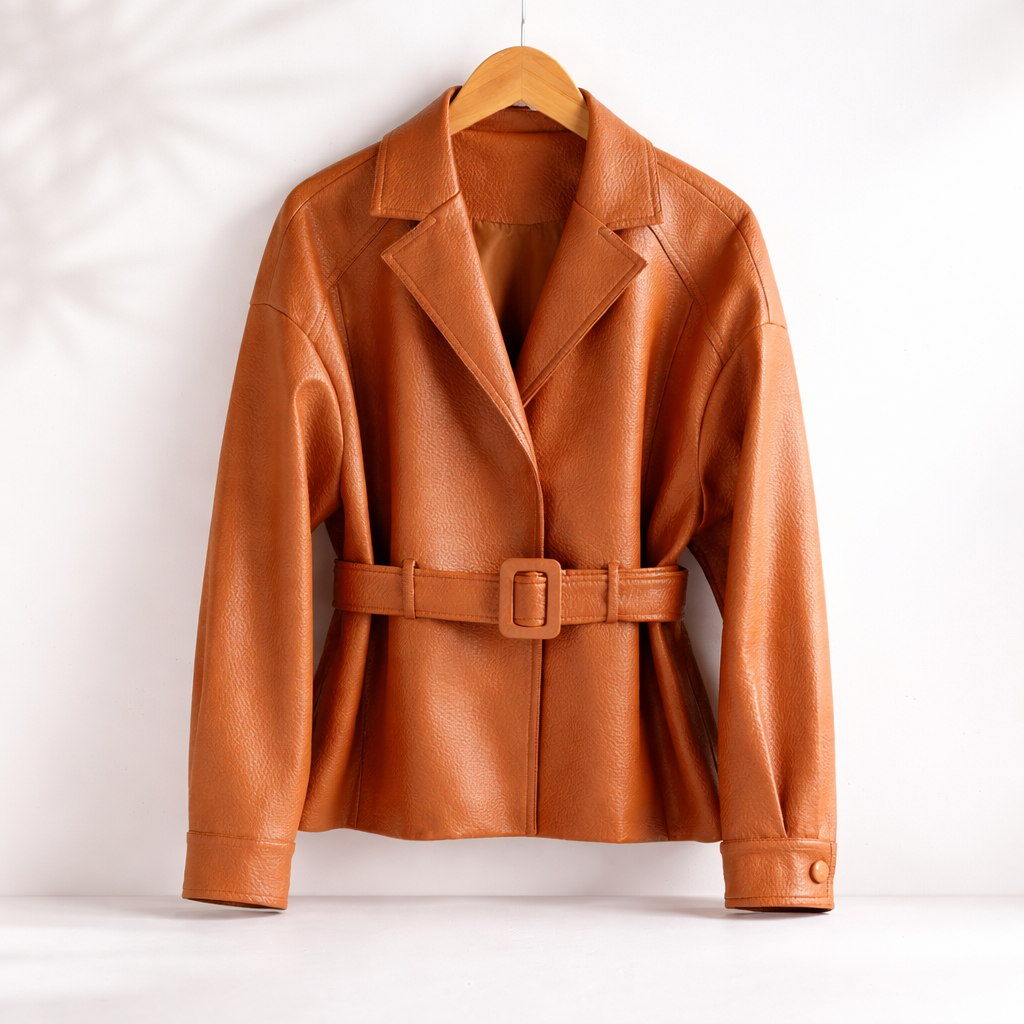 VICTORIA SHEEPSKIN LEATHER JACKET