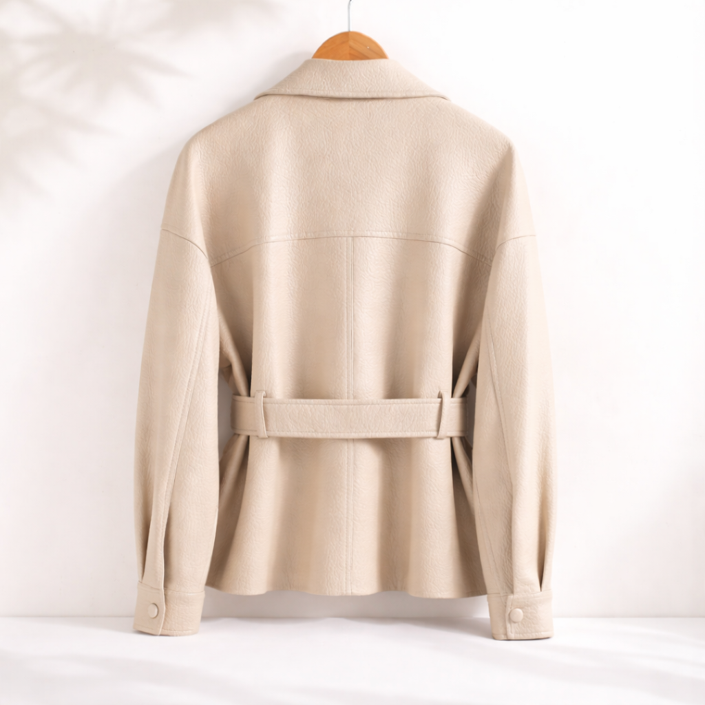VICTORIA SHEEPSKIN LEATHER JACKET