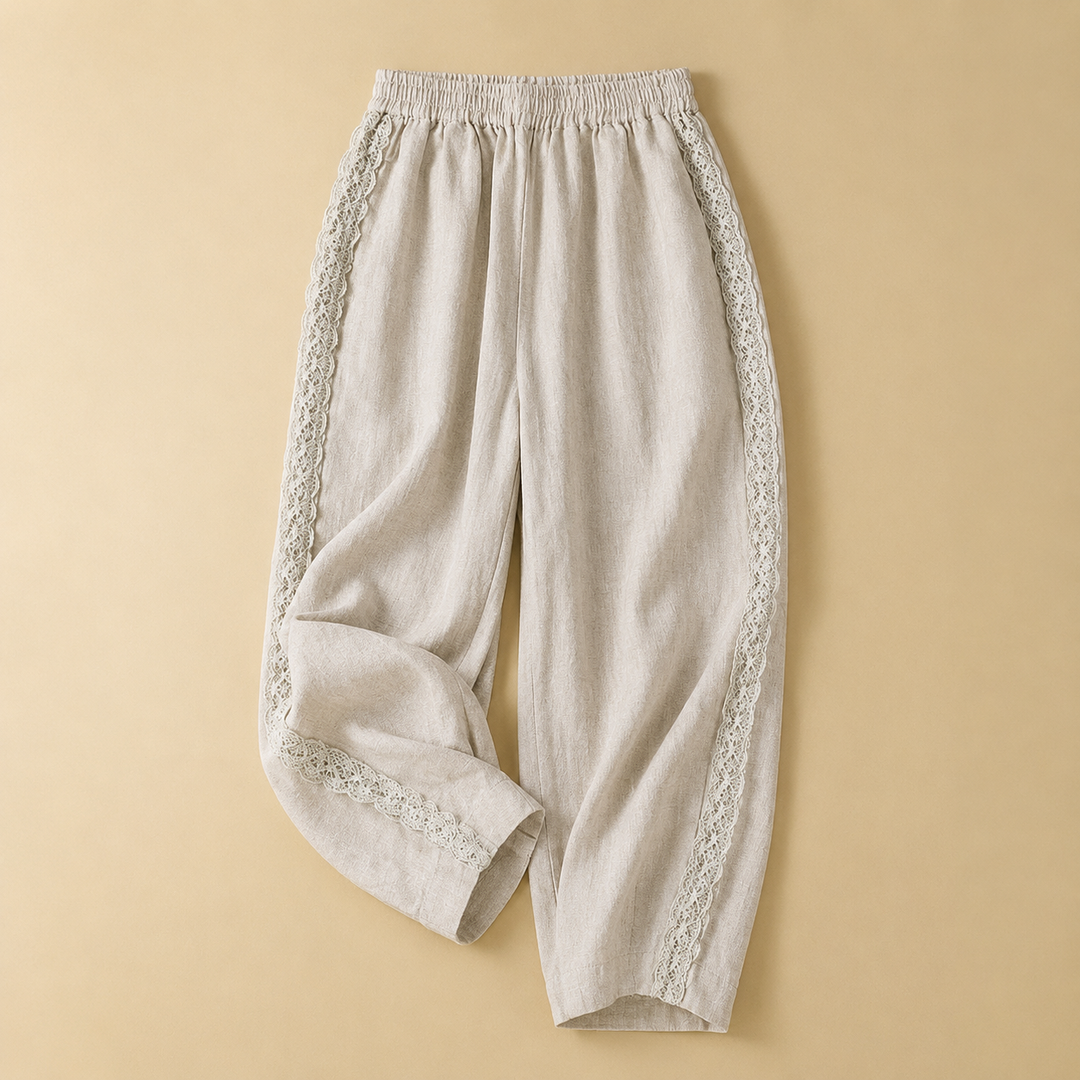 SERENA LACE TRIM PANTS