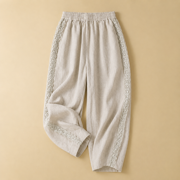 SERENA LACE TRIM PANTS