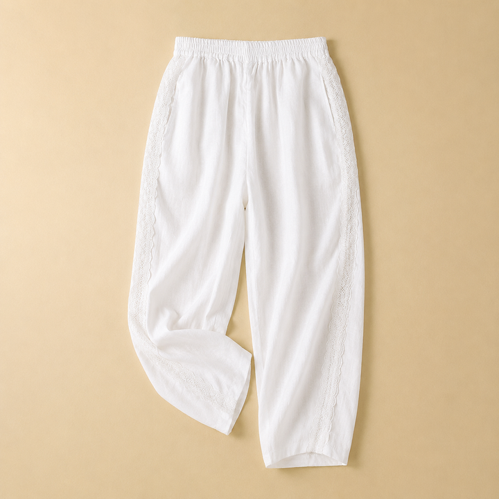SERENA LACE TRIM PANTS