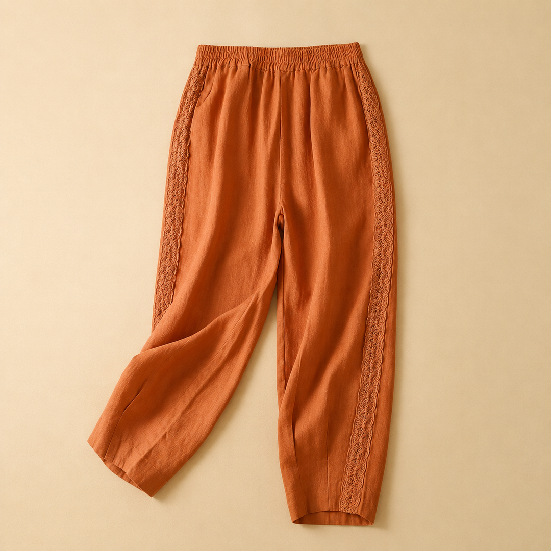SERENA LACE TRIM PANTS