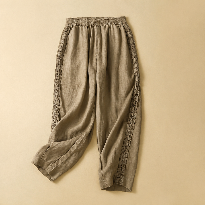 SERENA LACE TRIM PANTS