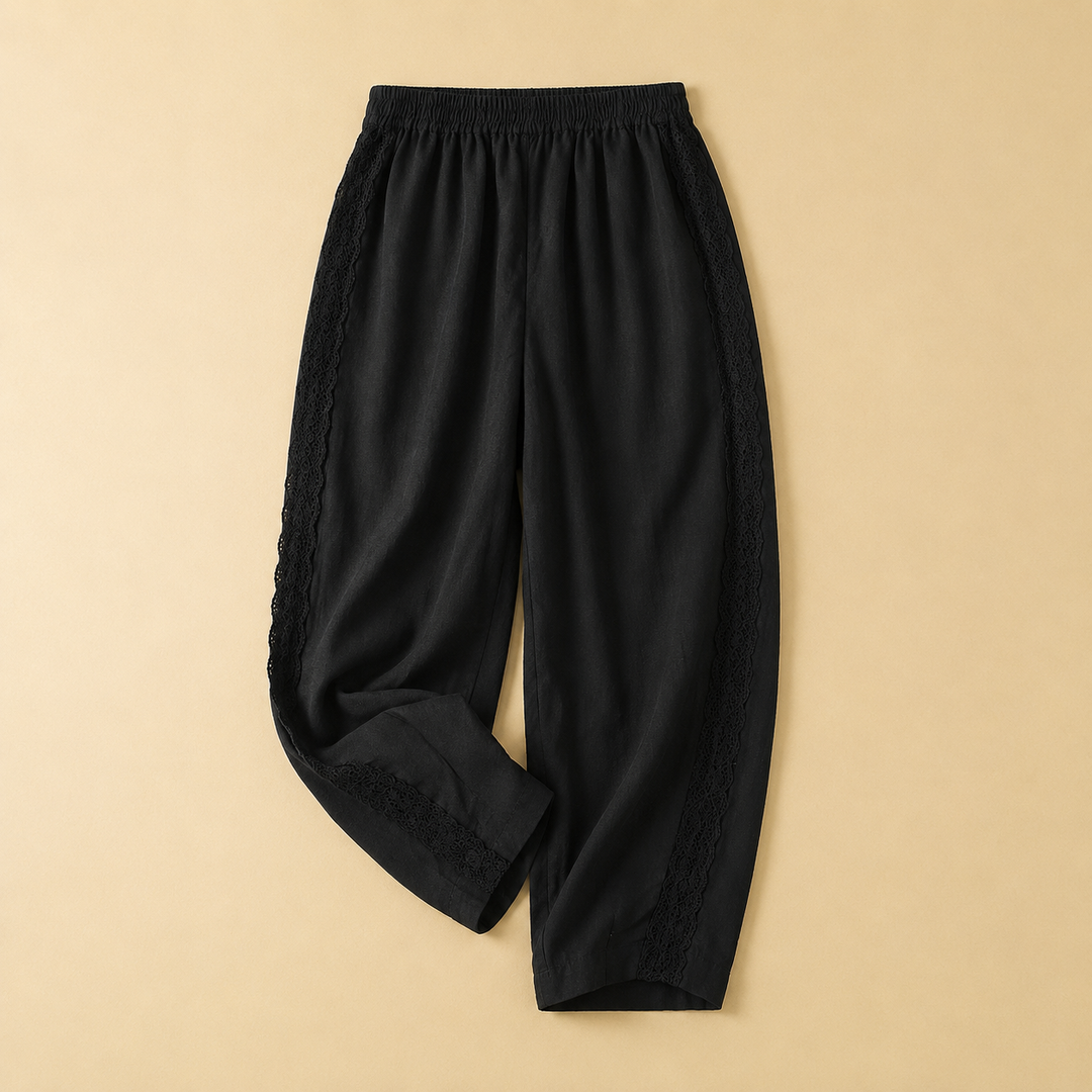 SERENA LACE TRIM PANTS
