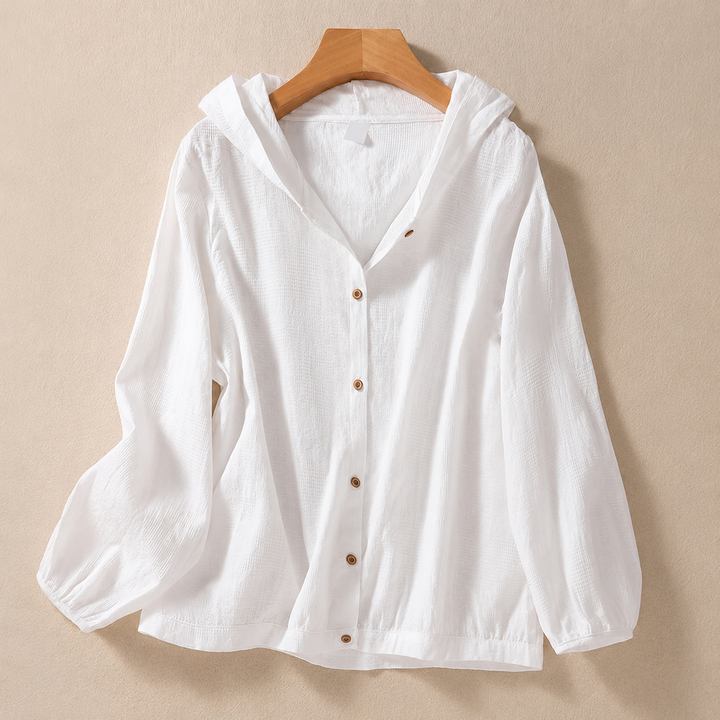VANESSA LINEN HOODIE