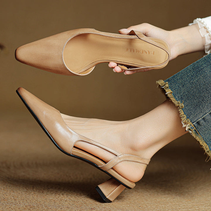 LOREN GENUINE LEATHER HEELS