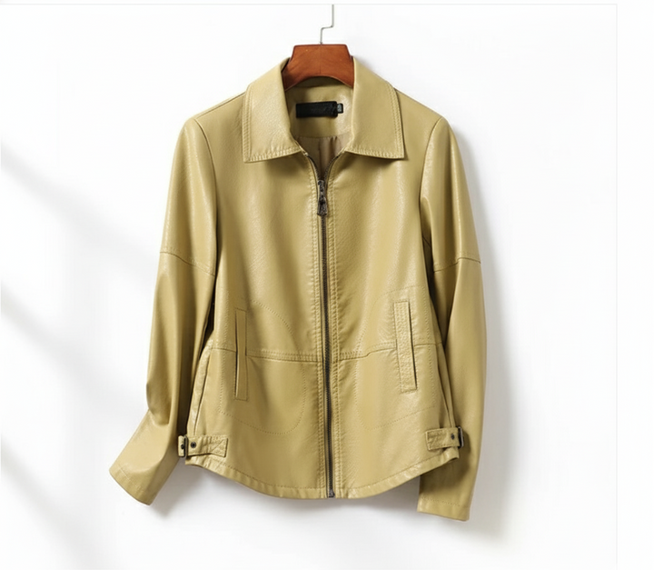 VERA LAMBSKIN LEATHER JACKET