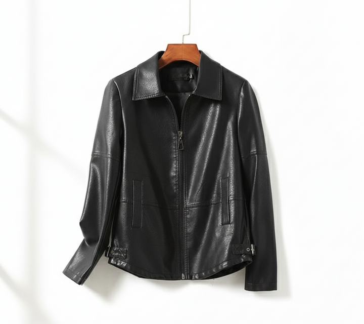 VERA LAMBSKIN LEATHER JACKET