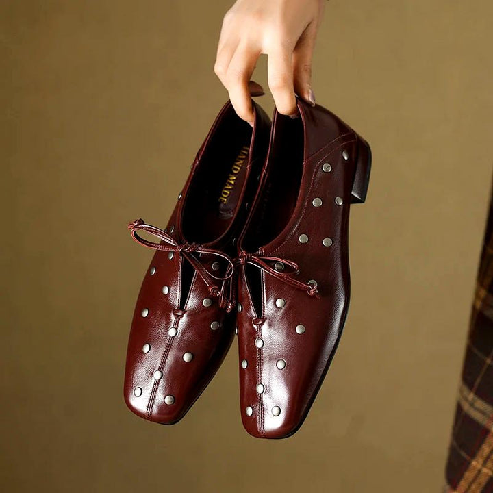 VICTORIA STUDDED LOAFERS