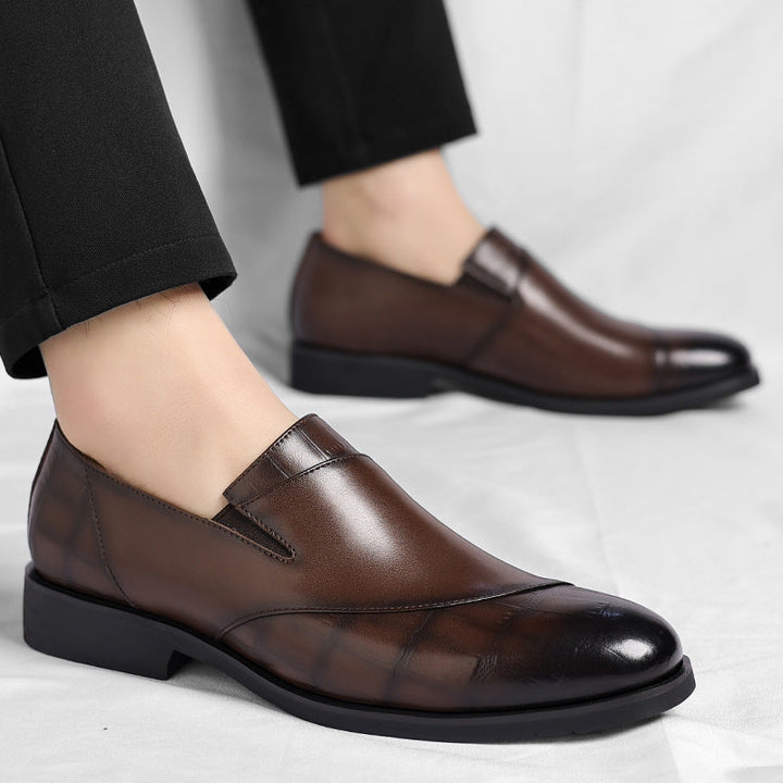 MARKSEN LEATHER SLIP-ON SHOES