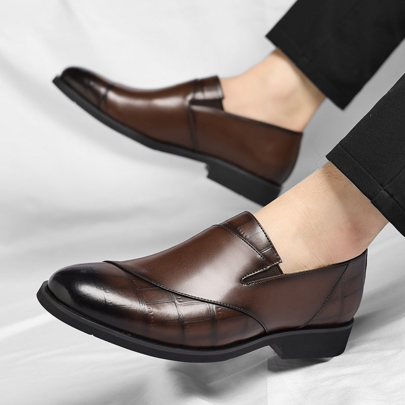 MARKSEN LEATHER SLIP-ON SHOES