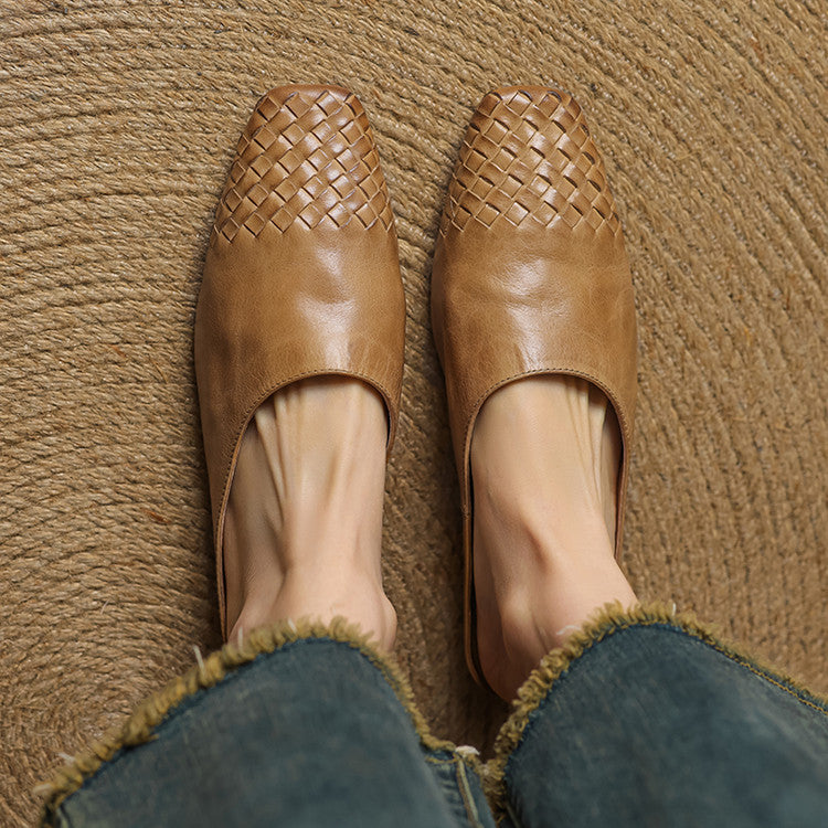 RIVIERA GENIUNE LEATHER MULES