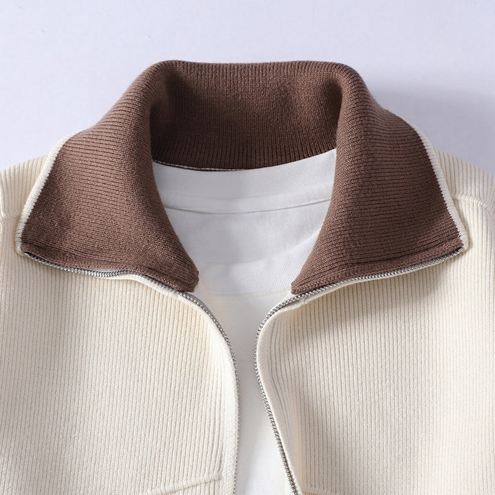 BERNARD ZIP CARDIGAN
