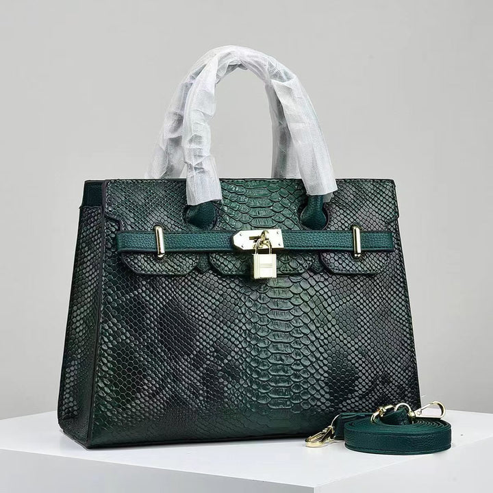 SIENNA CROC HANDBAG