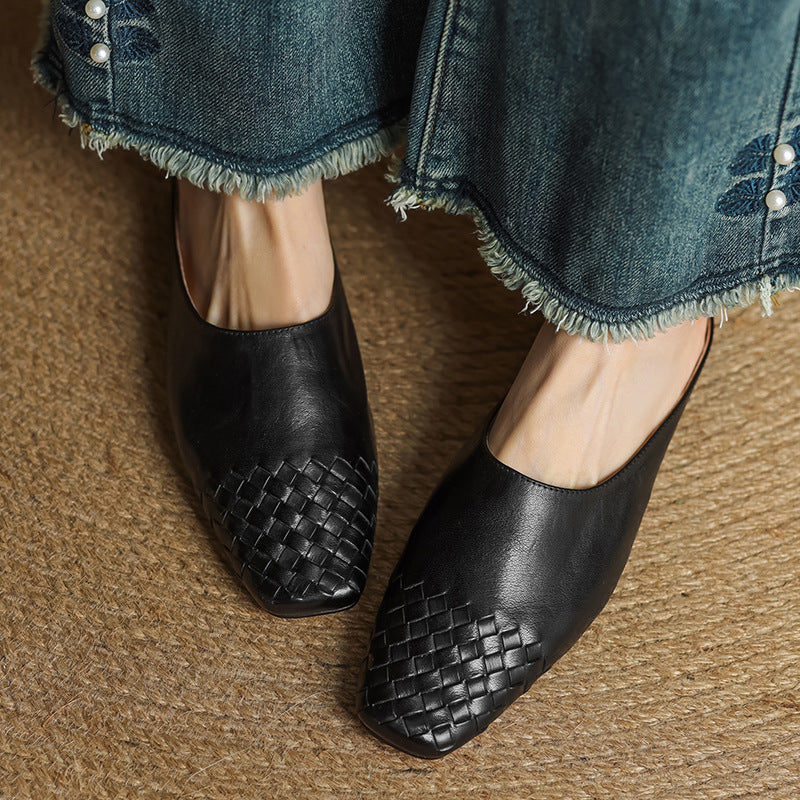 RIVIERA GENIUNE LEATHER MULES