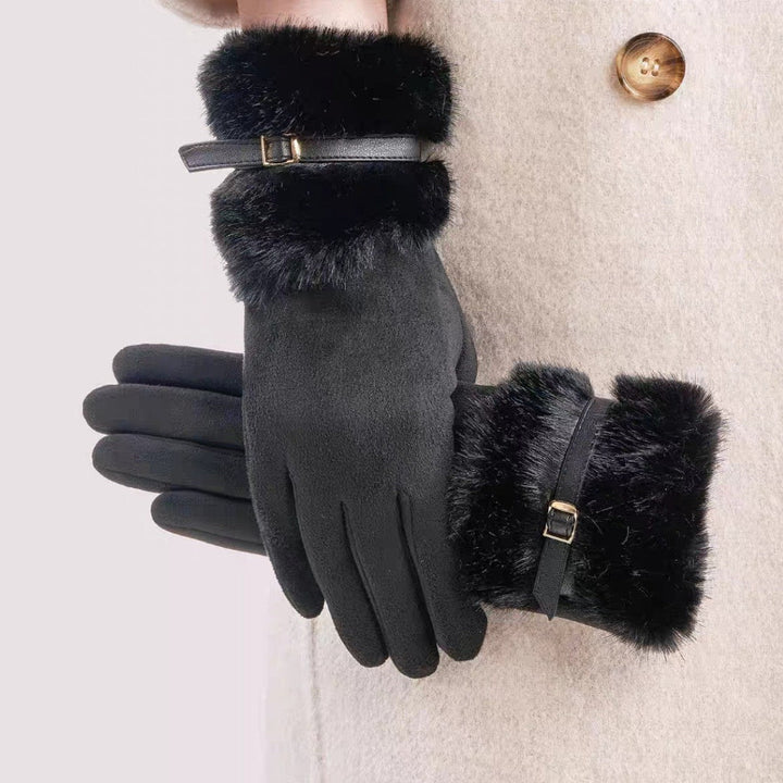 ISABELLA FUR TRIM GLOVES