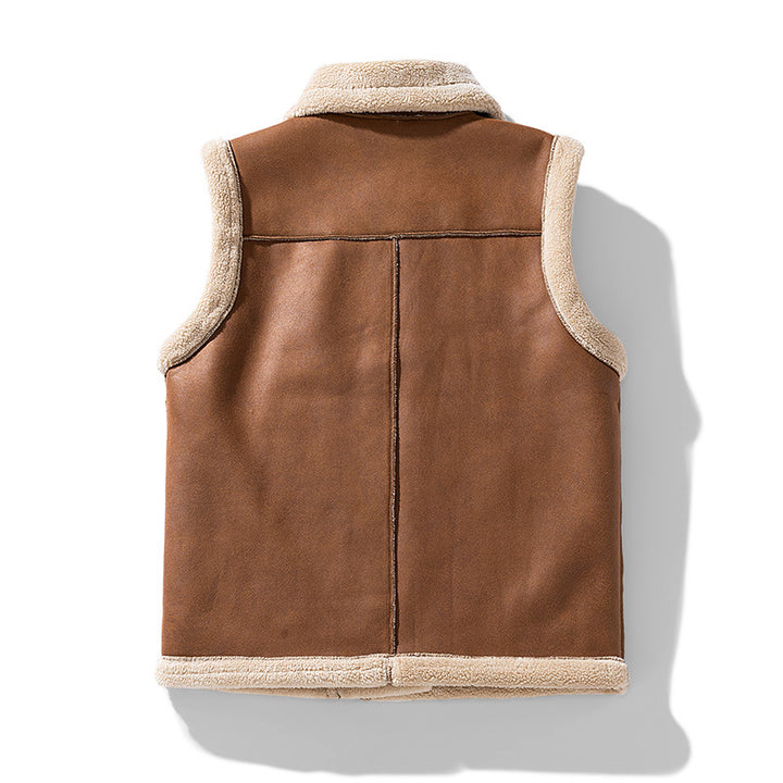 HENLEY LEATHER VEST
