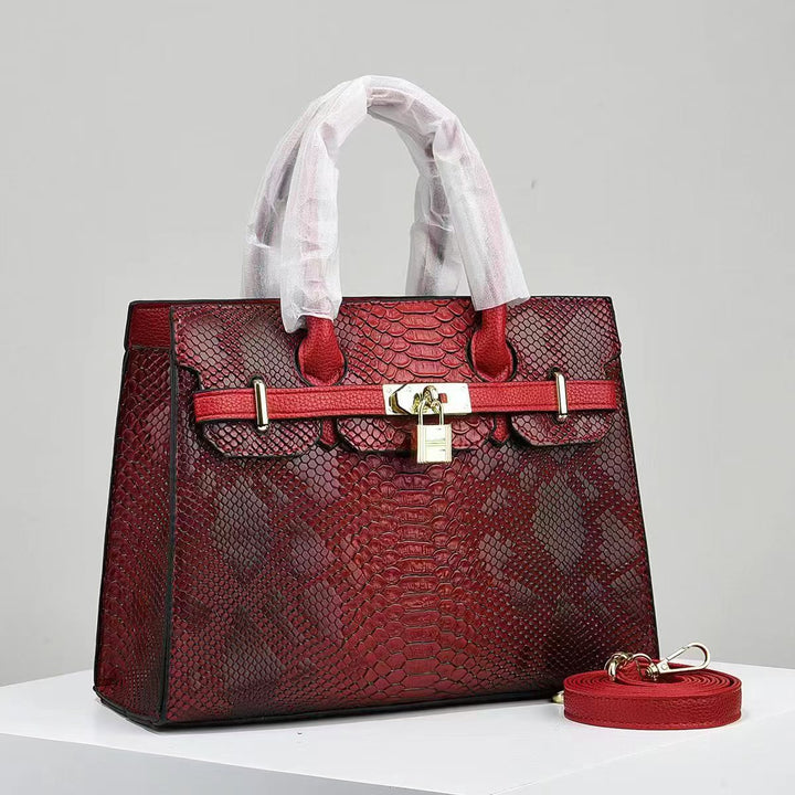 SIENNA CROC HANDBAG