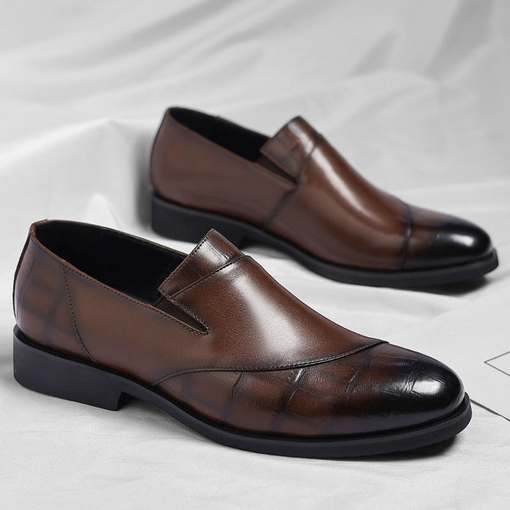MARKSEN LEATHER SLIP-ON SHOES