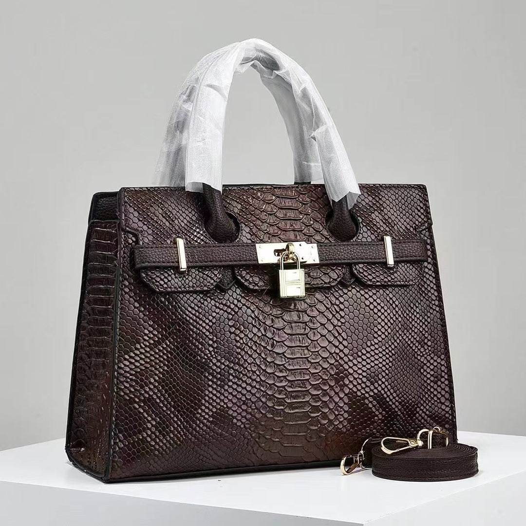 SIENNA CROC HANDBAG