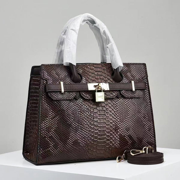 SIENNA CROC HANDBAG