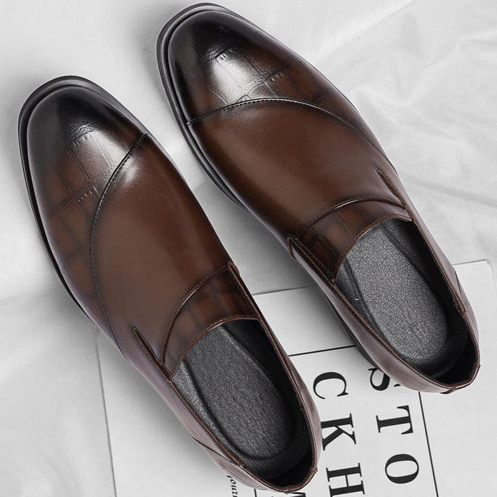 MARKSEN LEATHER SLIP-ON SHOES