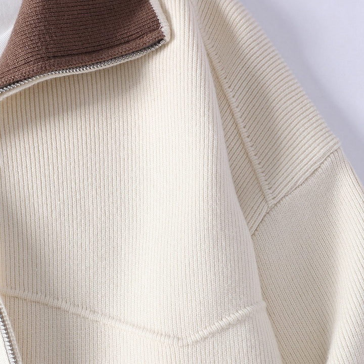 BERNARD ZIP CARDIGAN