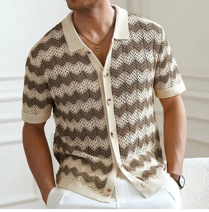 RIVIERA WAVE KNIT SHIRT
