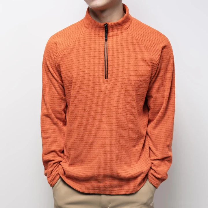 AERO RIDGE ZIPPER TEE