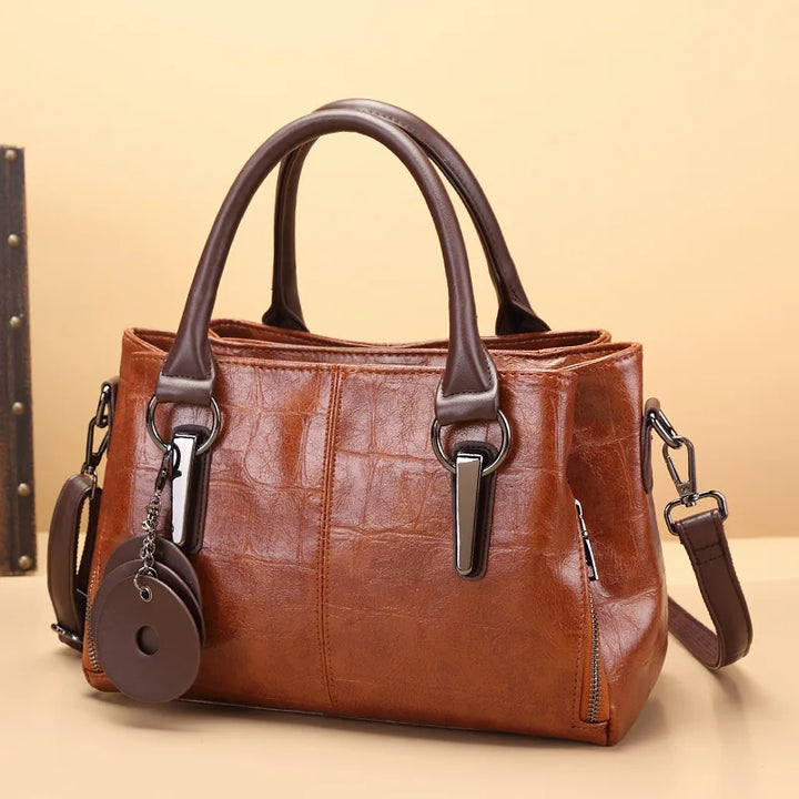 ALESSIA CLASSIC LEATHER HANDBAG