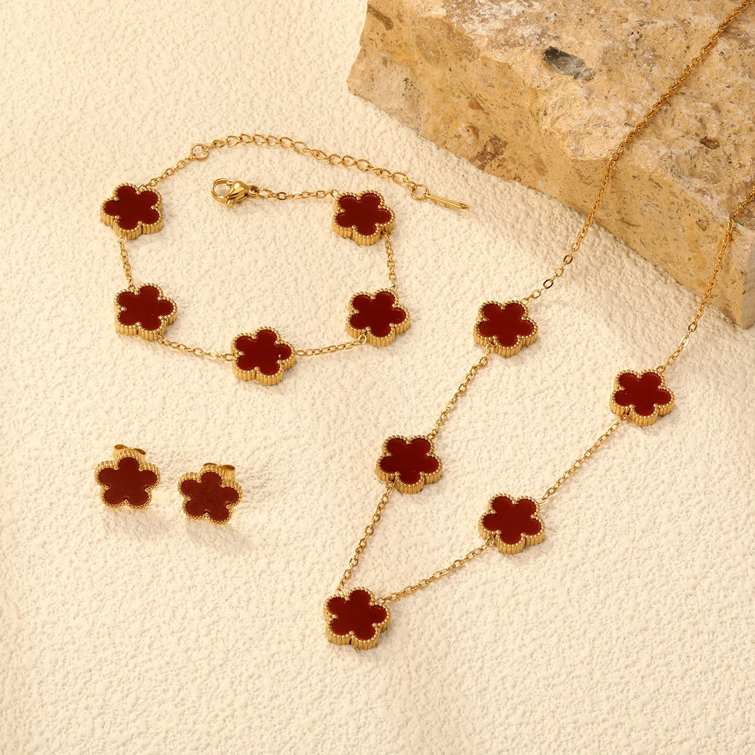 CELESTE FLORAL JEWELRY SET