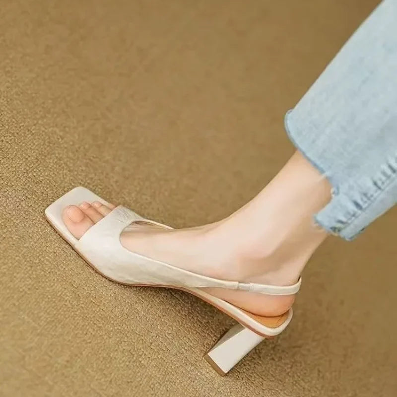 TERRA NOVA LEATHER HEELS