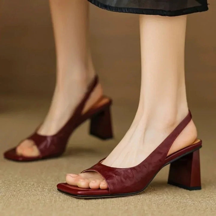 TERRA NOVA LEATHER HEELS