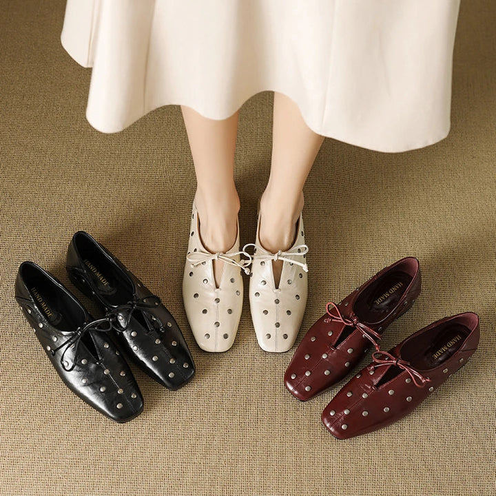 VICTORIA STUDDED LOAFERS