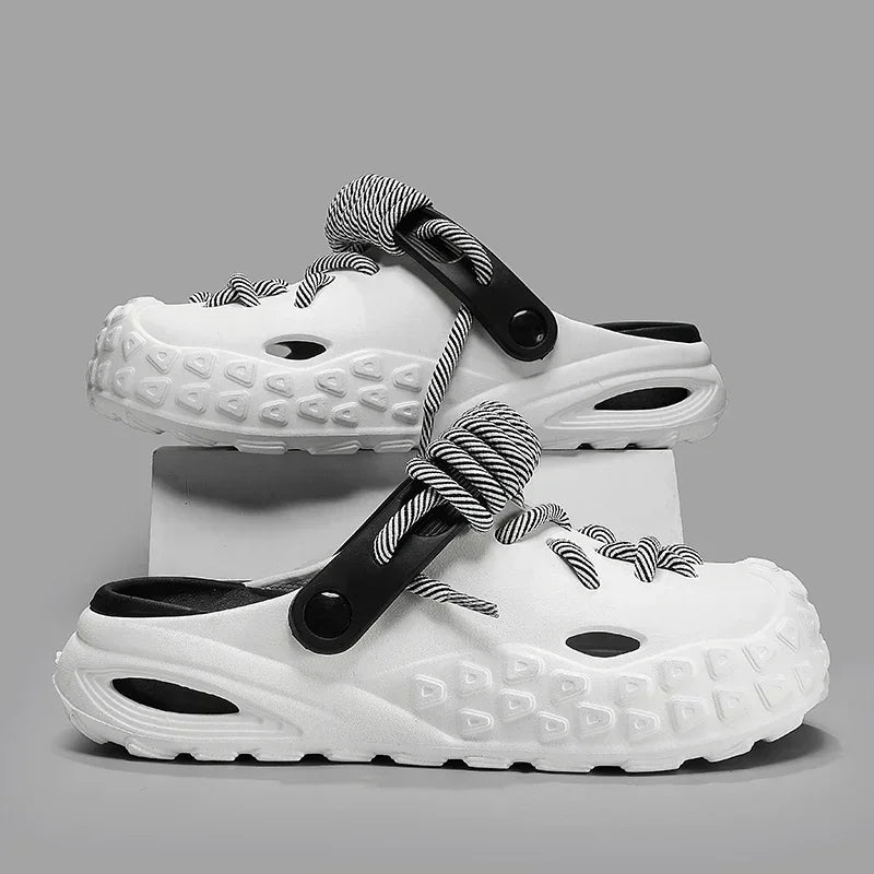TITAN LACED CLOGS