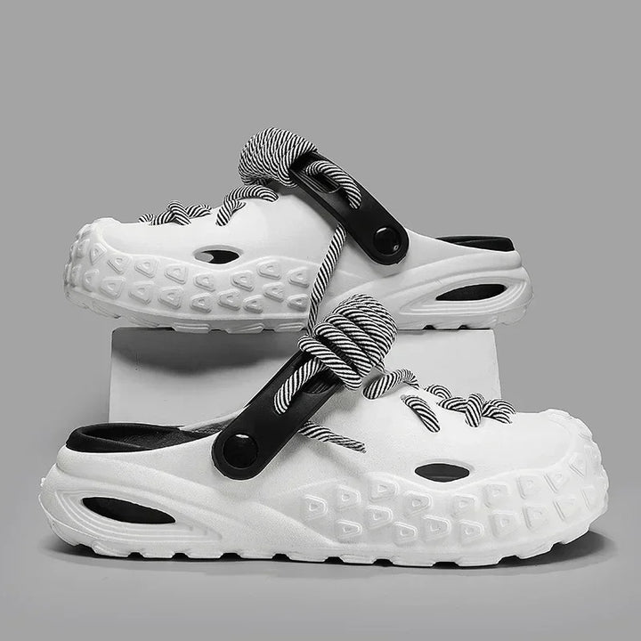 TITAN LACED CLOGS