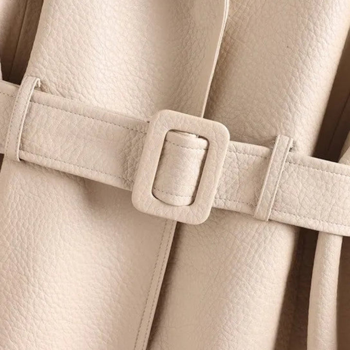 EVELYN SHEEPSKIN LEATHER JACKET