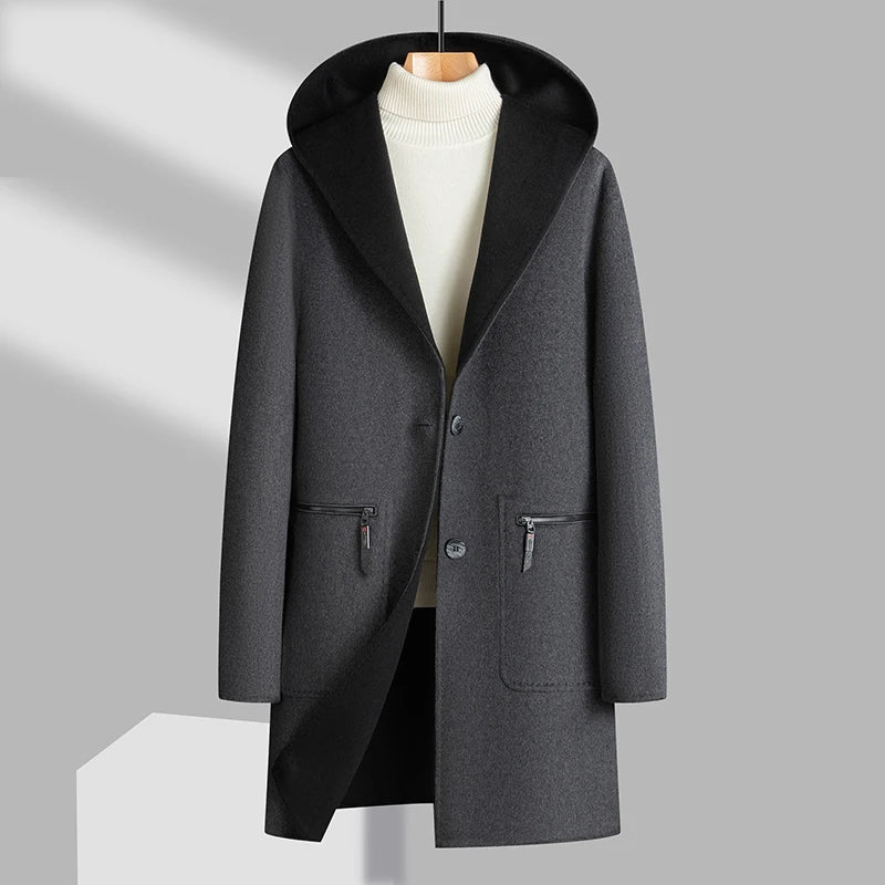 Armitage Reversible Wool Blend Topcoat