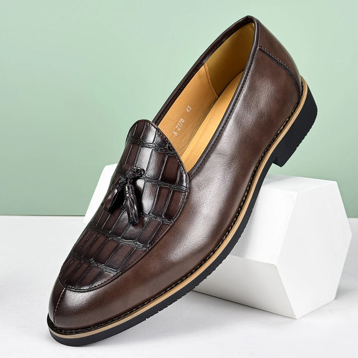 VARESE CROC LOAFERS