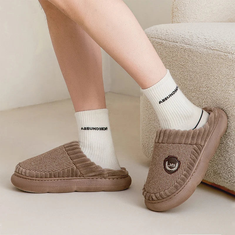 BELFORD PLUSH SLIDES