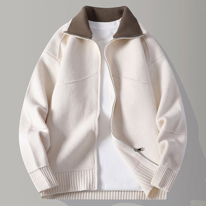 BERNARD ZIP CARDIGAN