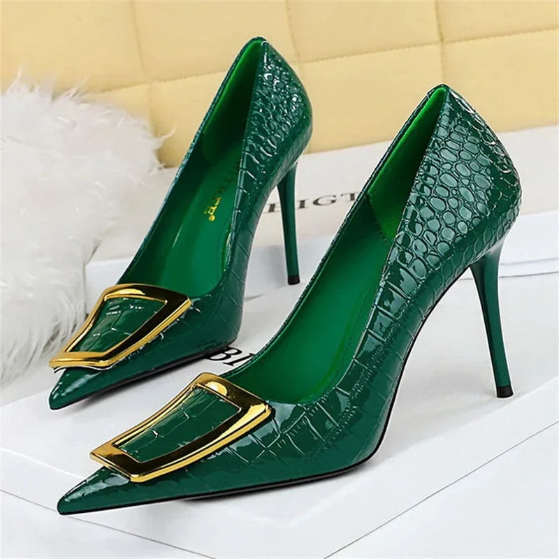 AURORA POINTED HIGH HEELS