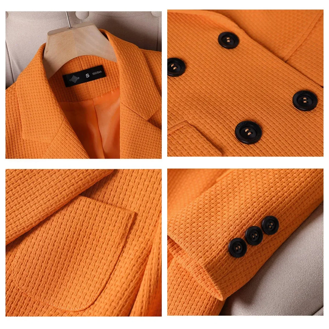 VICTORIA PLAID BLAZER