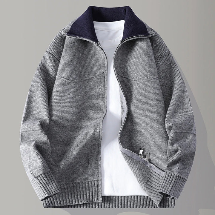 BERNARD ZIP CARDIGAN