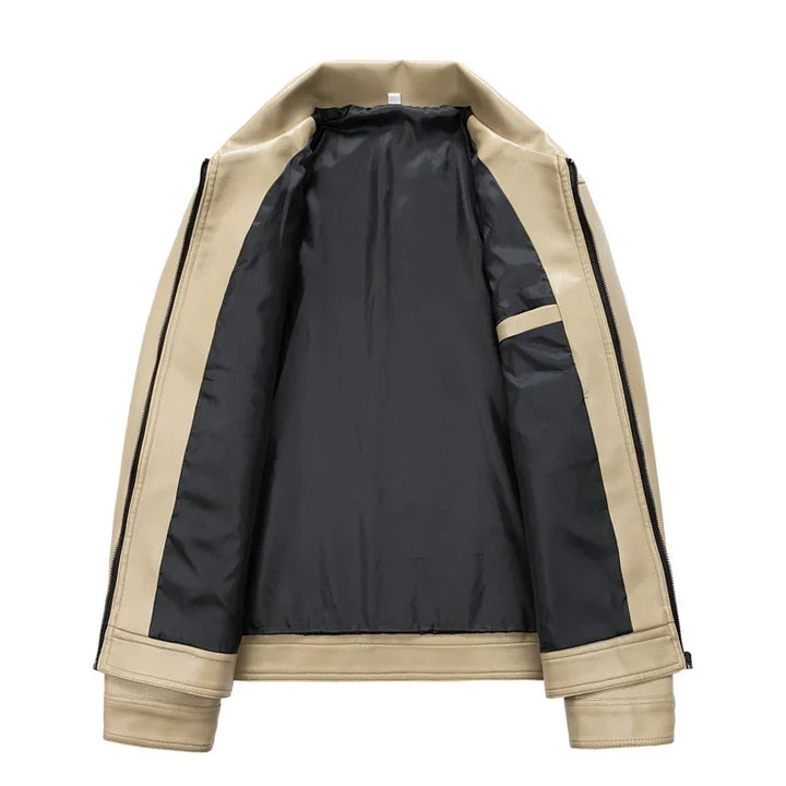 AURELIO TAN BOMBER JACKET