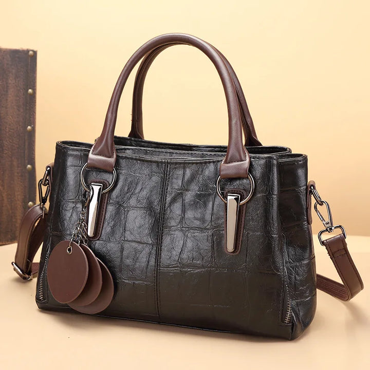 ALESSIA CLASSIC LEATHER HANDBAG