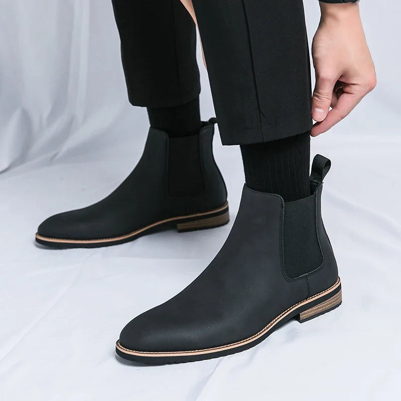 MARKSEN CHELSEA LEATHER BOOTS
