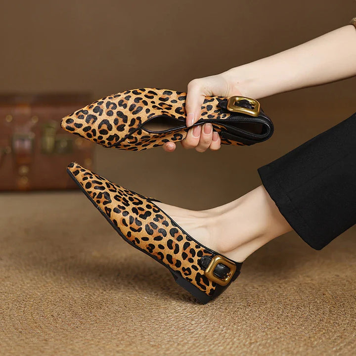 SAVANNAH LEATHER FLATS